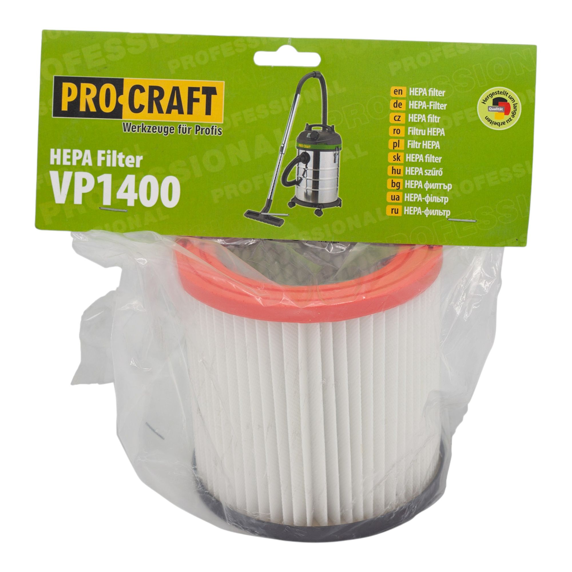 Procraft FHVP1400 HEPA Filter fuer Procraft VP1400 Nass und Trockensauger 1 - toolbrothers