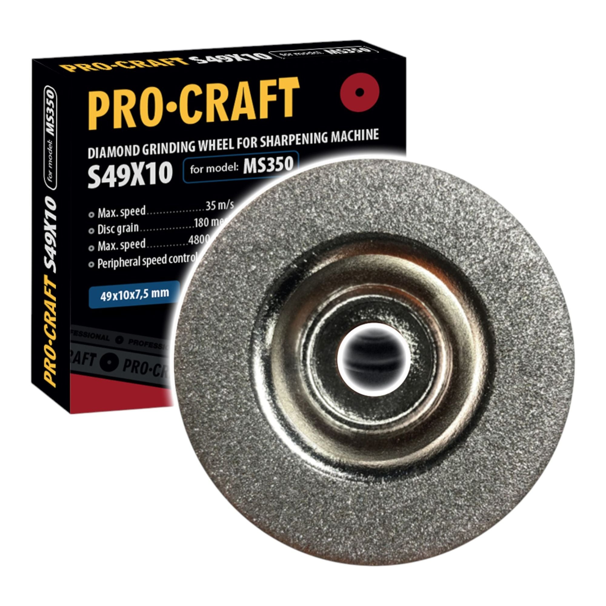 Procraft S49X10 Diamantscheibe 49 x 10 x 7 5 mm fuer Universal Schaerfer MS350 1 - toolbrothers