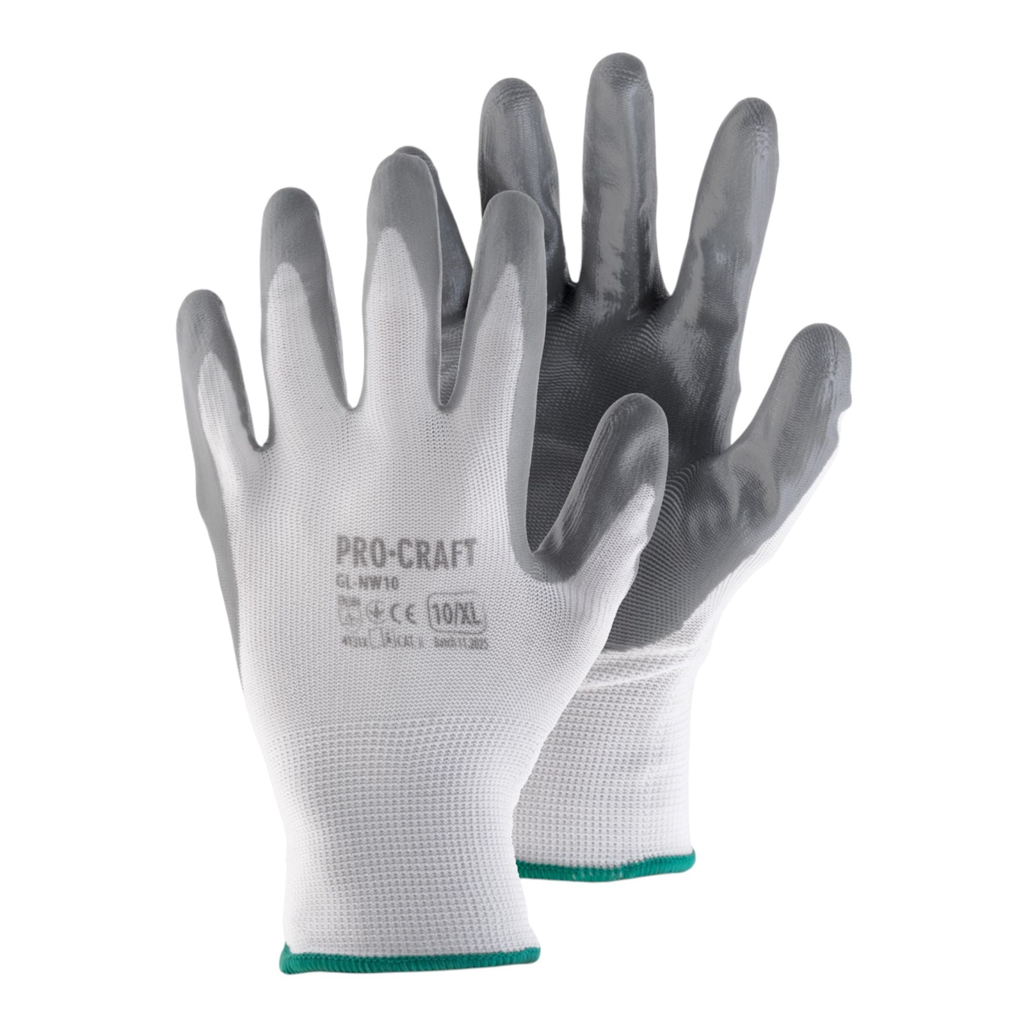 Procraft GL NW8 Arbeitshandschuhe Nitril 1 Paar Groesse M 0 - toolbrothers