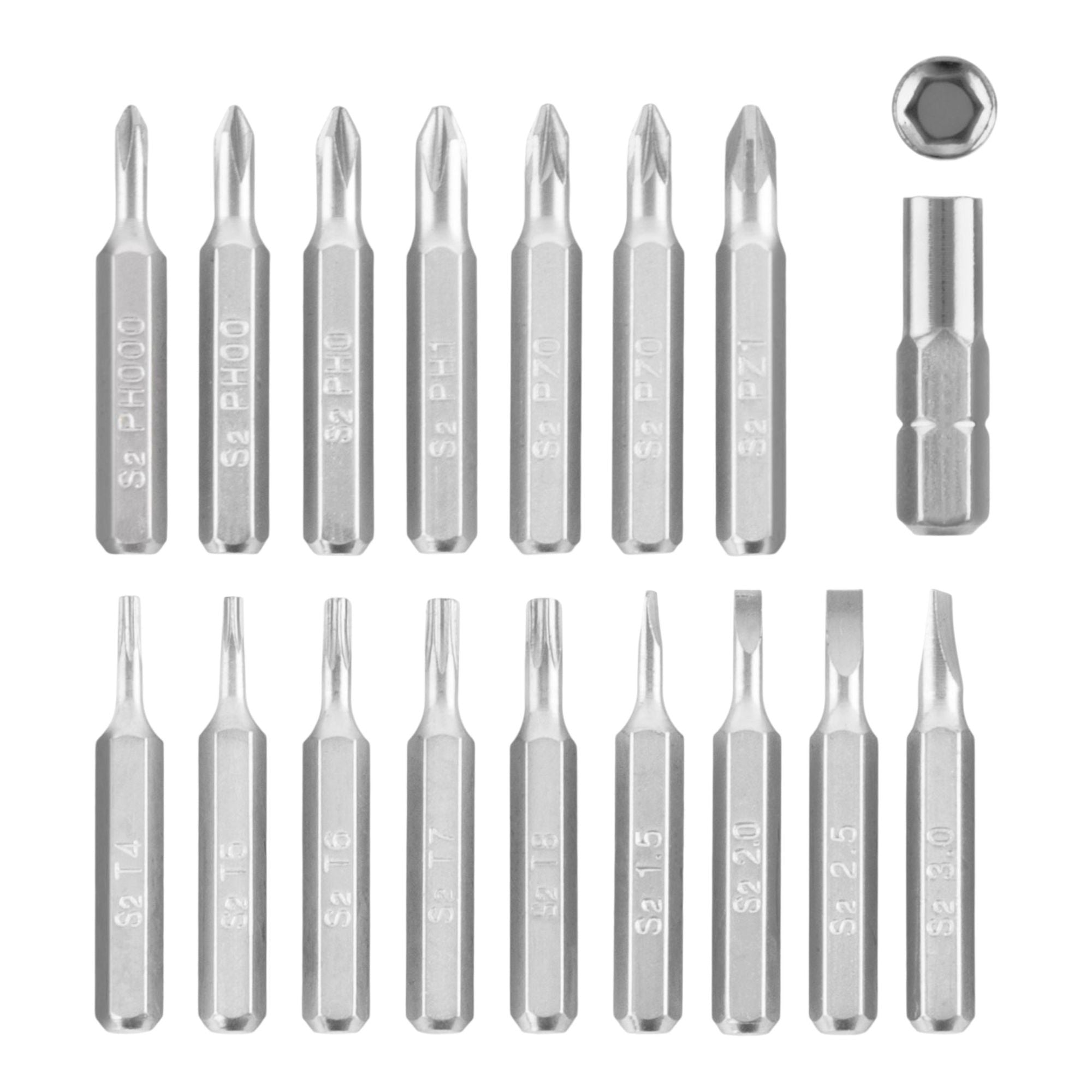 Procraft SS 46 Bit Set 46 tlg 25 28 mm Phillips Pozidriv Torx Hex Schlitz 3 - toolbrothers