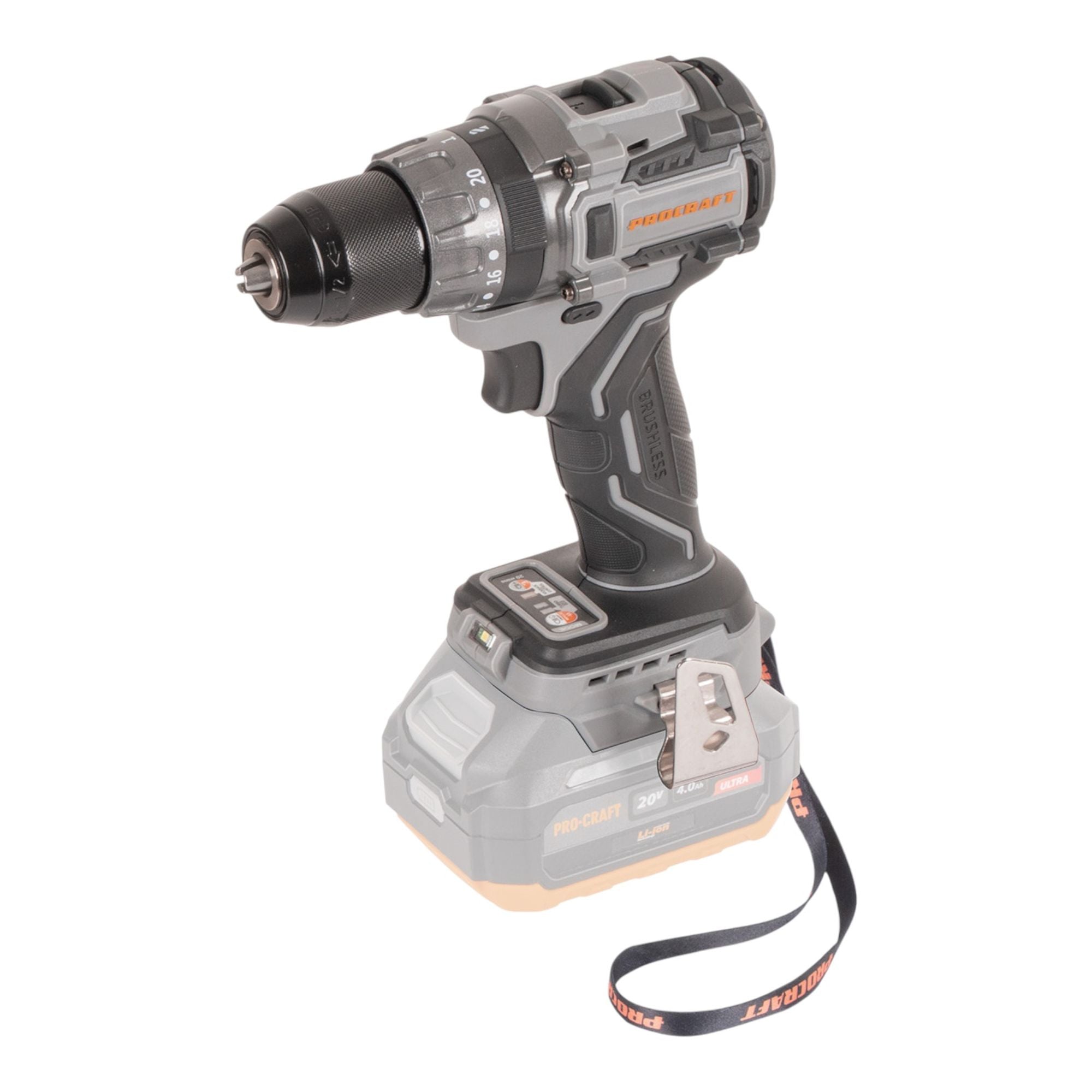 Procraft Industrial CD20Abb Akku Schlagbohrschrauber 20 V 85 Nm 1x Akku 4 0 Ah Ladegeraet 1 - toolbrothers