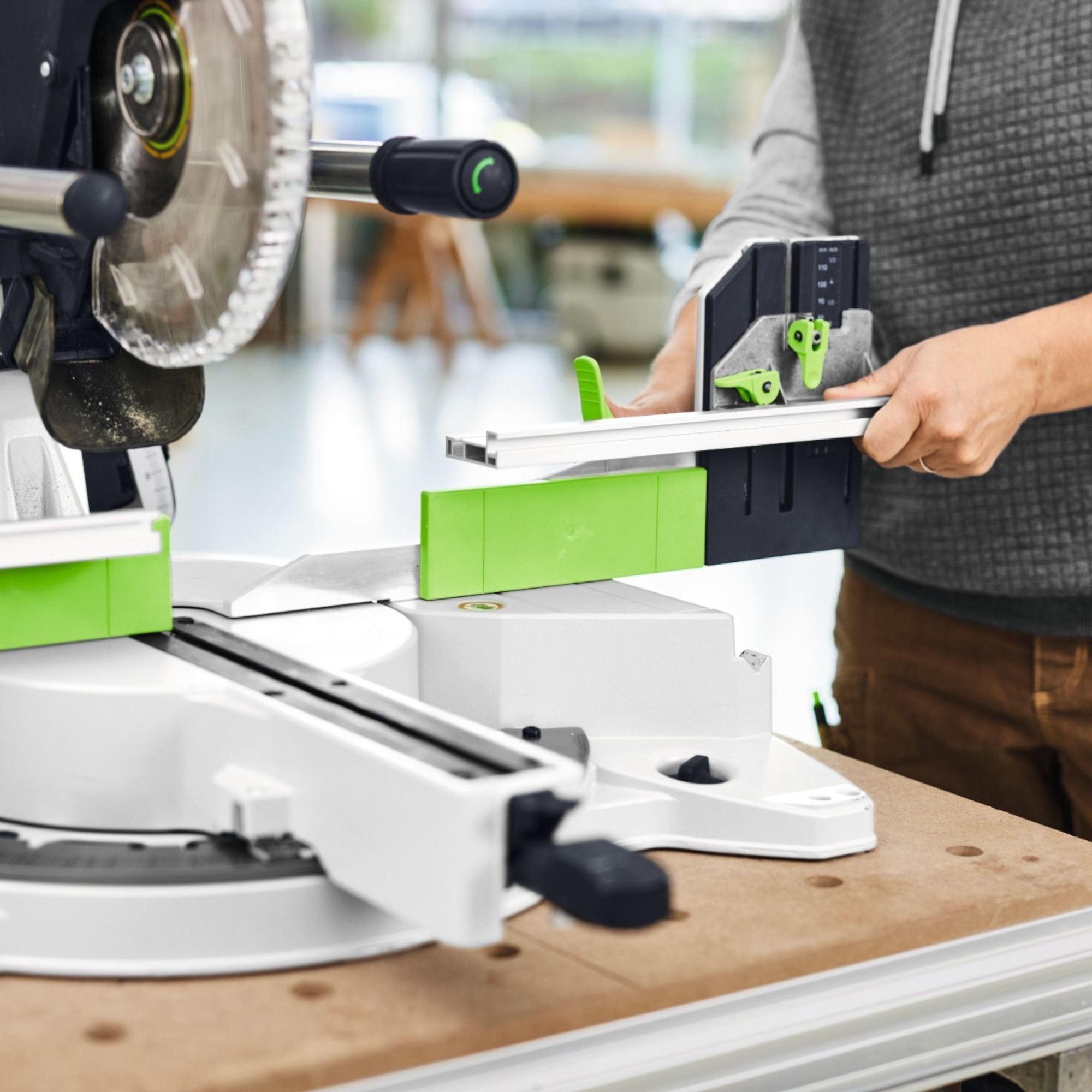 Festool AS KS 120 R L Multifunktionsanschlag 578720 fuer Kappsaege KS 120 KS 88 3 - toolbrothers