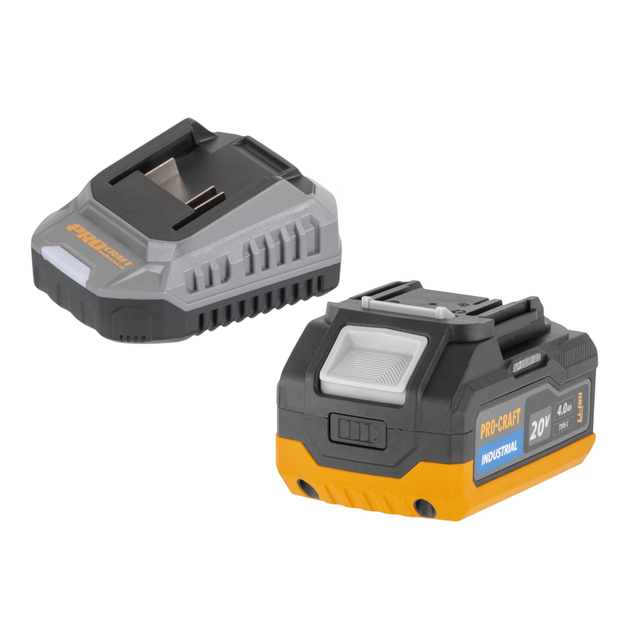 Procraft Industrial ID20Abb Akku Schlagschrauber 20 V 180 Nm 1 4 1x Akku 4 0 Ah Ladegeraet 3 - toolbrothers