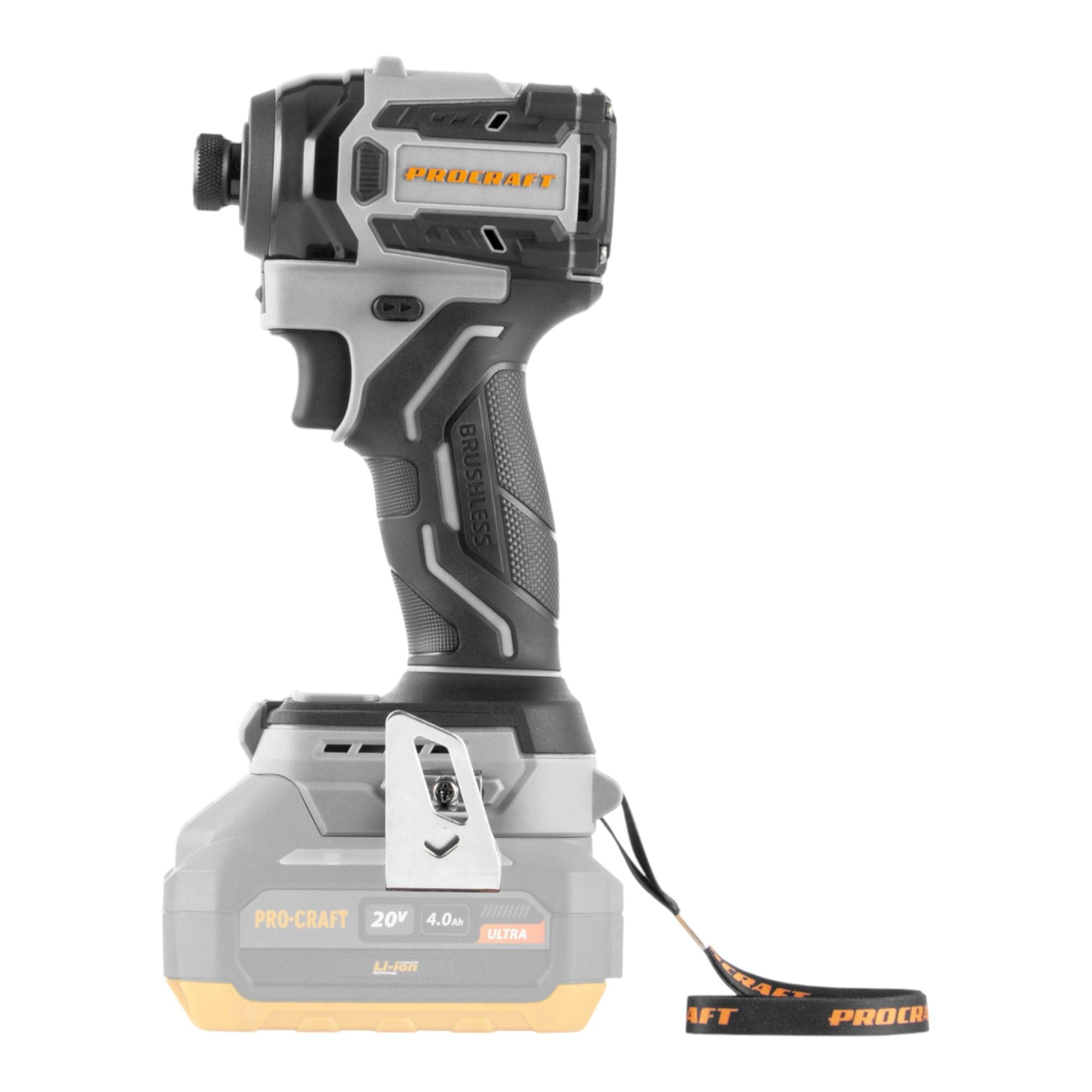 Procraft Industrial ID20Abb Akku Schlagschrauber 20 V 180 Nm 1 4 1x Akku 4 0 Ah RHINO Toolcase ohne Ladegeraet 2 - toolbrothers