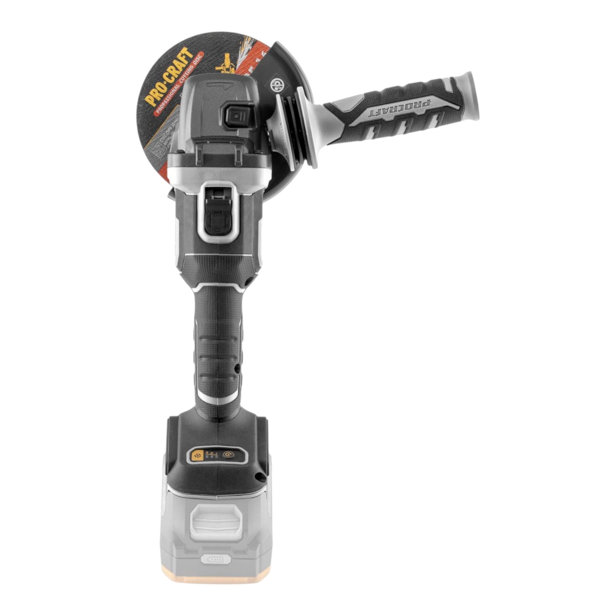 Procraft Industrial AG125Bbb Akku Winkelschleifer 20 V 125 mm Brushless 1x Akku 4 0 Ah Ladegeraet 4 - toolbrothers