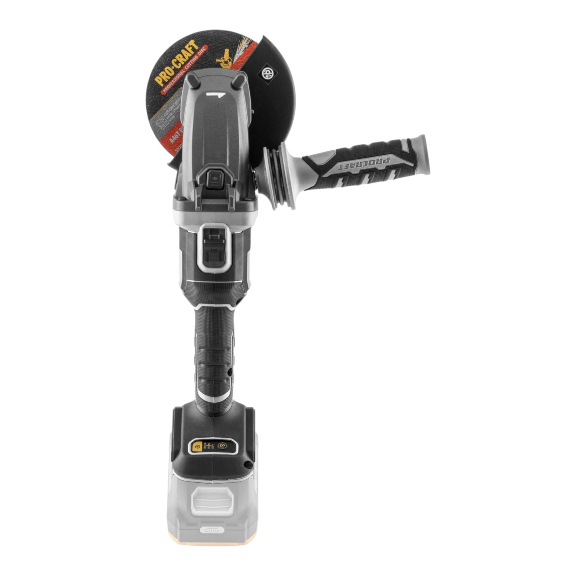 Procraft Industrial AG125Cbb Akku Flachkopf Winkelschleifer 20 V 125 mm Brushless 1x Akku 4 0 Ah Ladegeraet 4 - toolbrothers