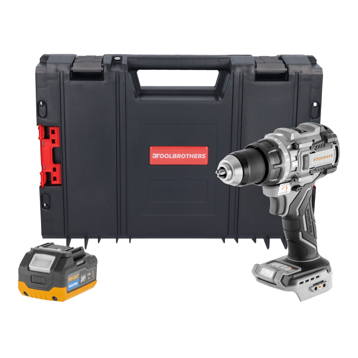 ProCraft Industrial CD20C-BB Avvitatore a percussione a batteria 20 V 120 Nm Brushless Solo - senza batteria, senza caricabatterie