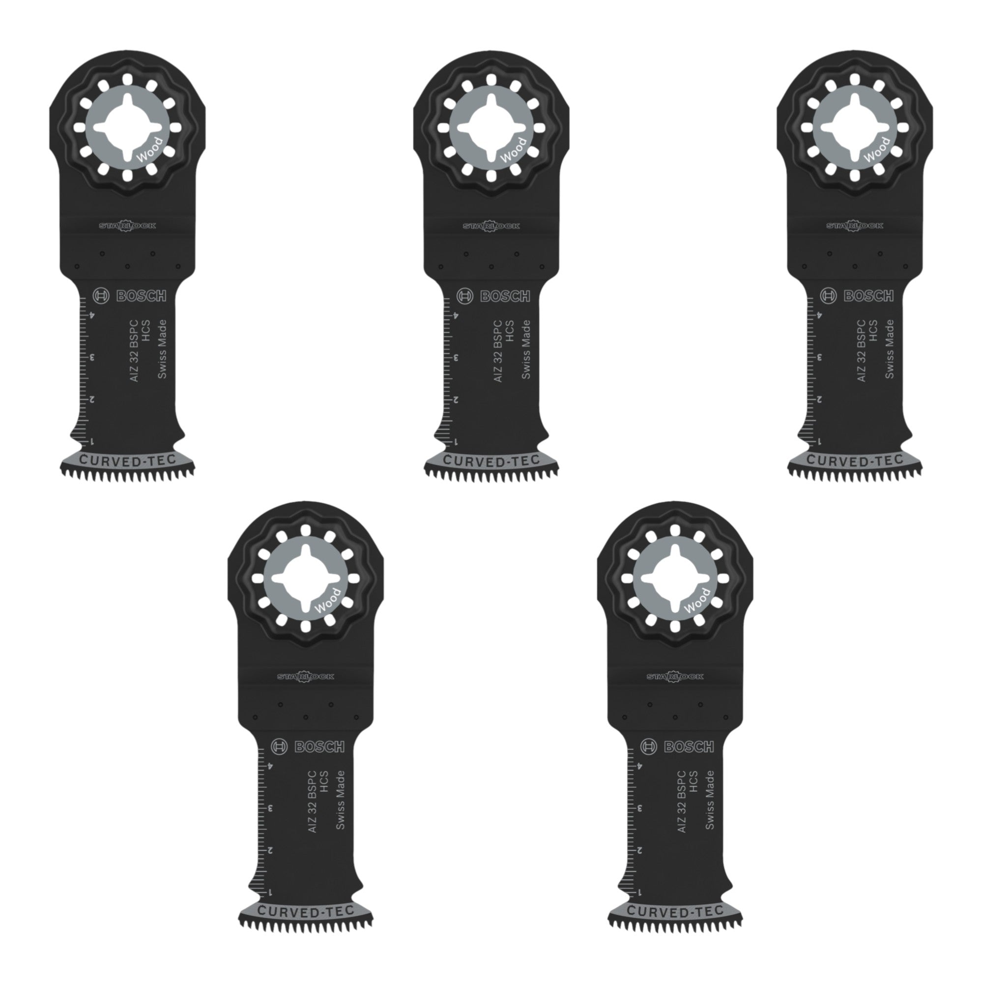 Bosch 5x AIZ 32 BSPC Tauchsaegeblatt Starlock 32 x 50 mm 5 Stk 2608669244  0 - toolbrothers