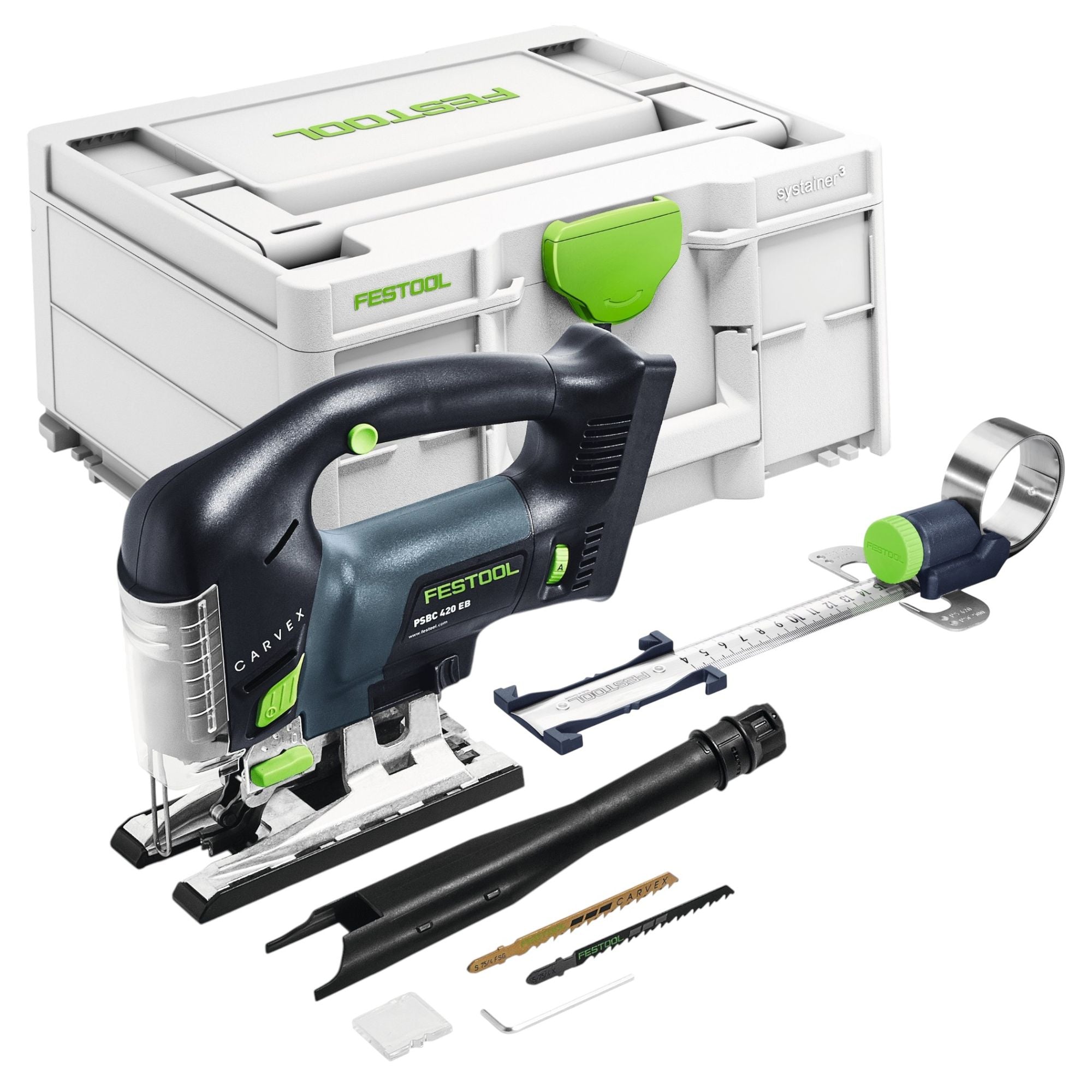 Festool PSBC 420 EB Basic Akku Pendelstichsaege 18 V 120 mm Brushless Kreisschneider Systainer ohne Akku ohne Ladegeraet 0 - toolbrothers