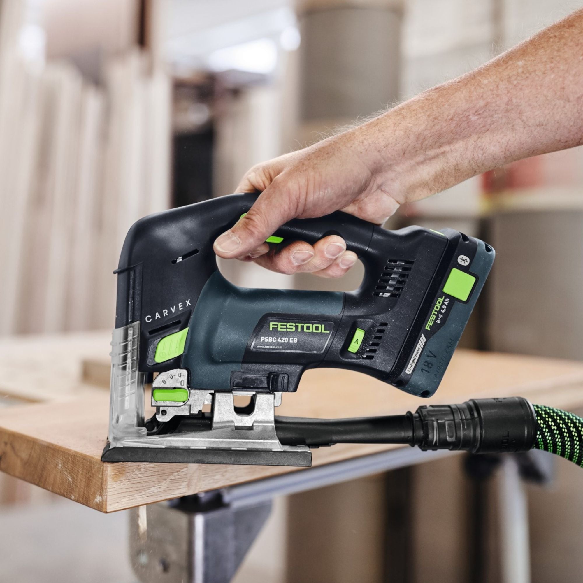 Festool PSBC 420 EB Basic Akku Pendelstichsaege 18 V 120 mm Brushless Kreisschneider Systainer ohne Akku ohne Ladegeraet 4 - toolbrothers
