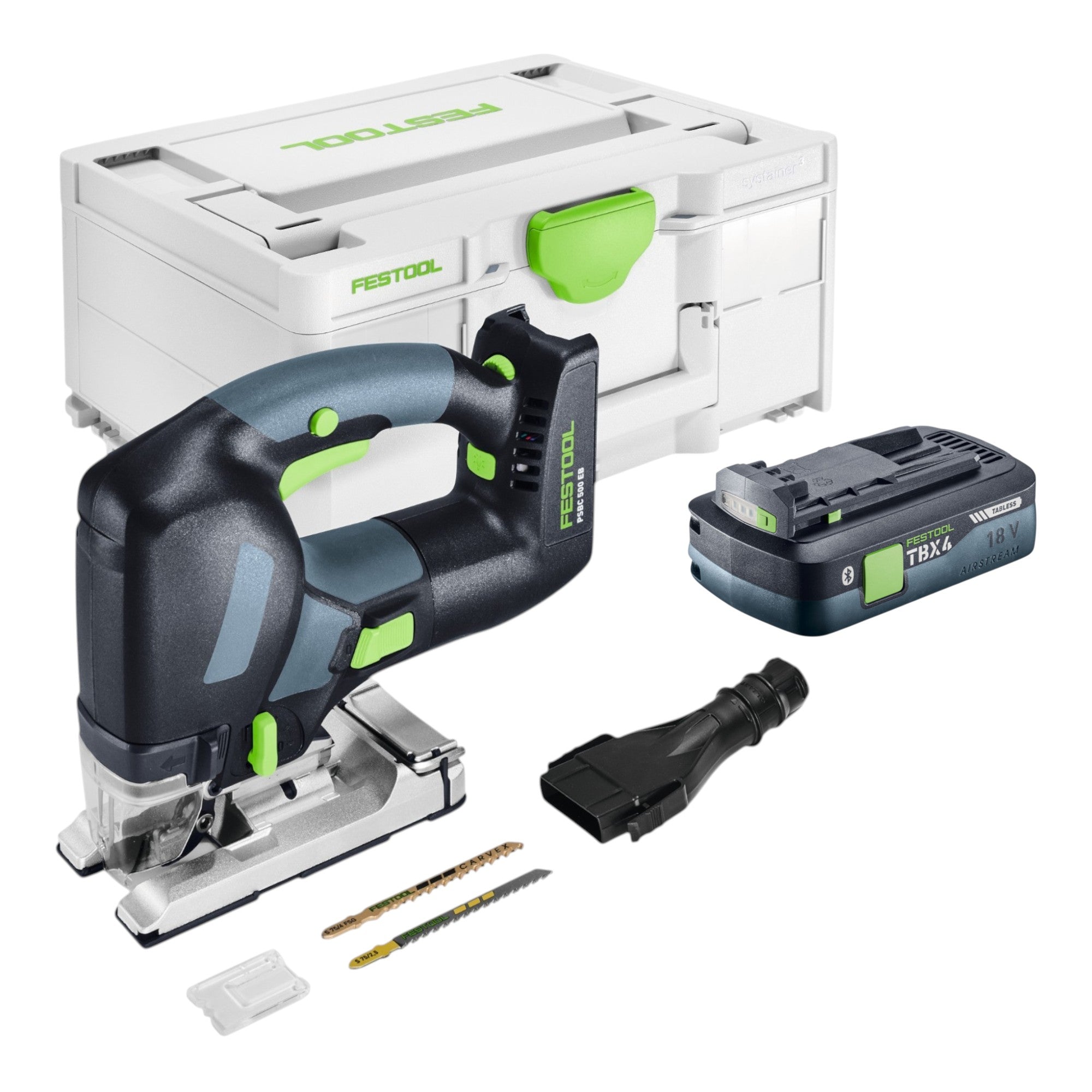Festool PSBC 500 EB Basic Akku Pendelstichsaege 18 V 120 mm 1x Akku 4 0 Ah Systainer ohne Ladegeraet 0 - toolbrothers