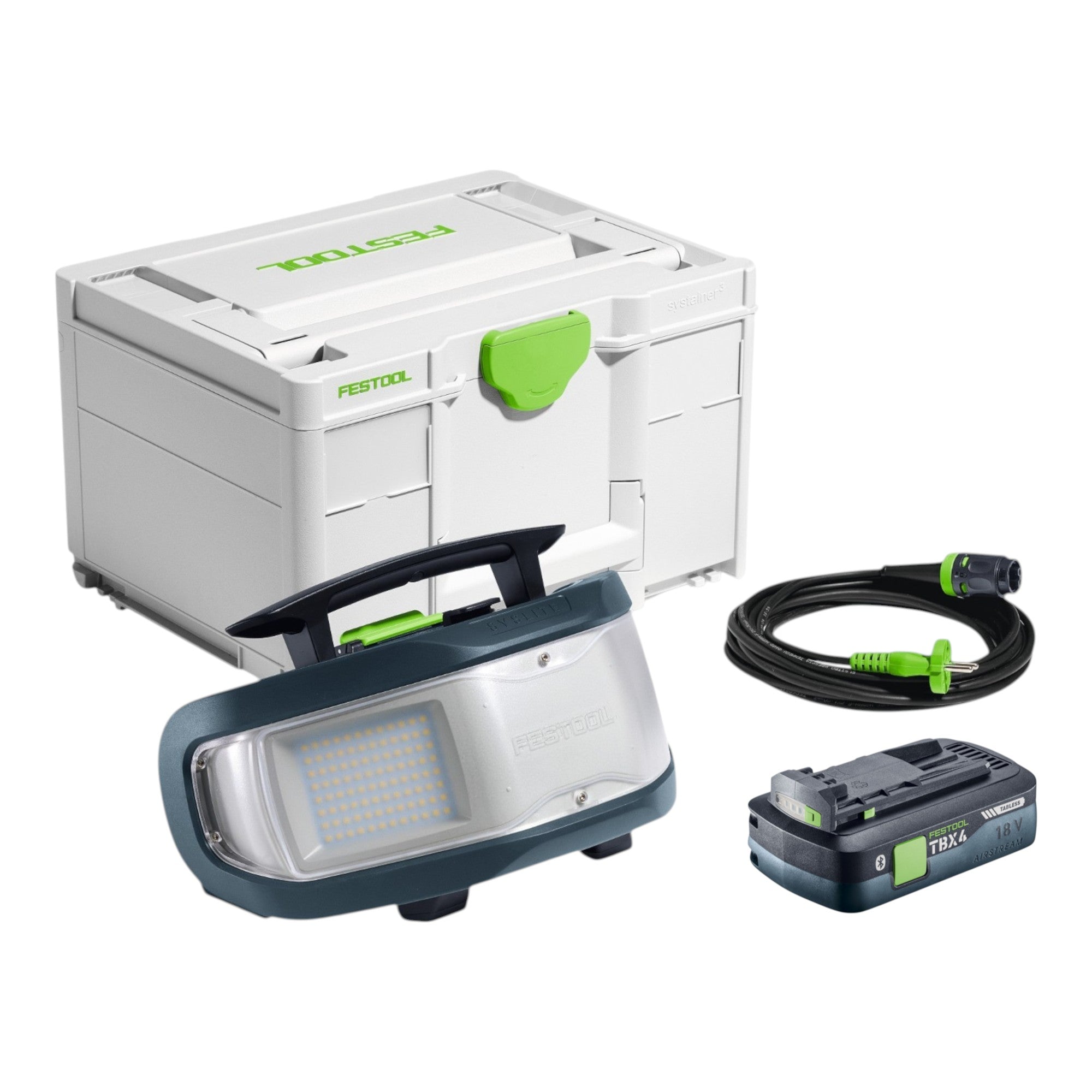 Festool SYSLITE DUO H I Basic Hybrid Baustrahler 18 V LED 10000 lm 1x Akku 4 0 Ah Systainer ohne Ladegeraet 0 - toolbrothers