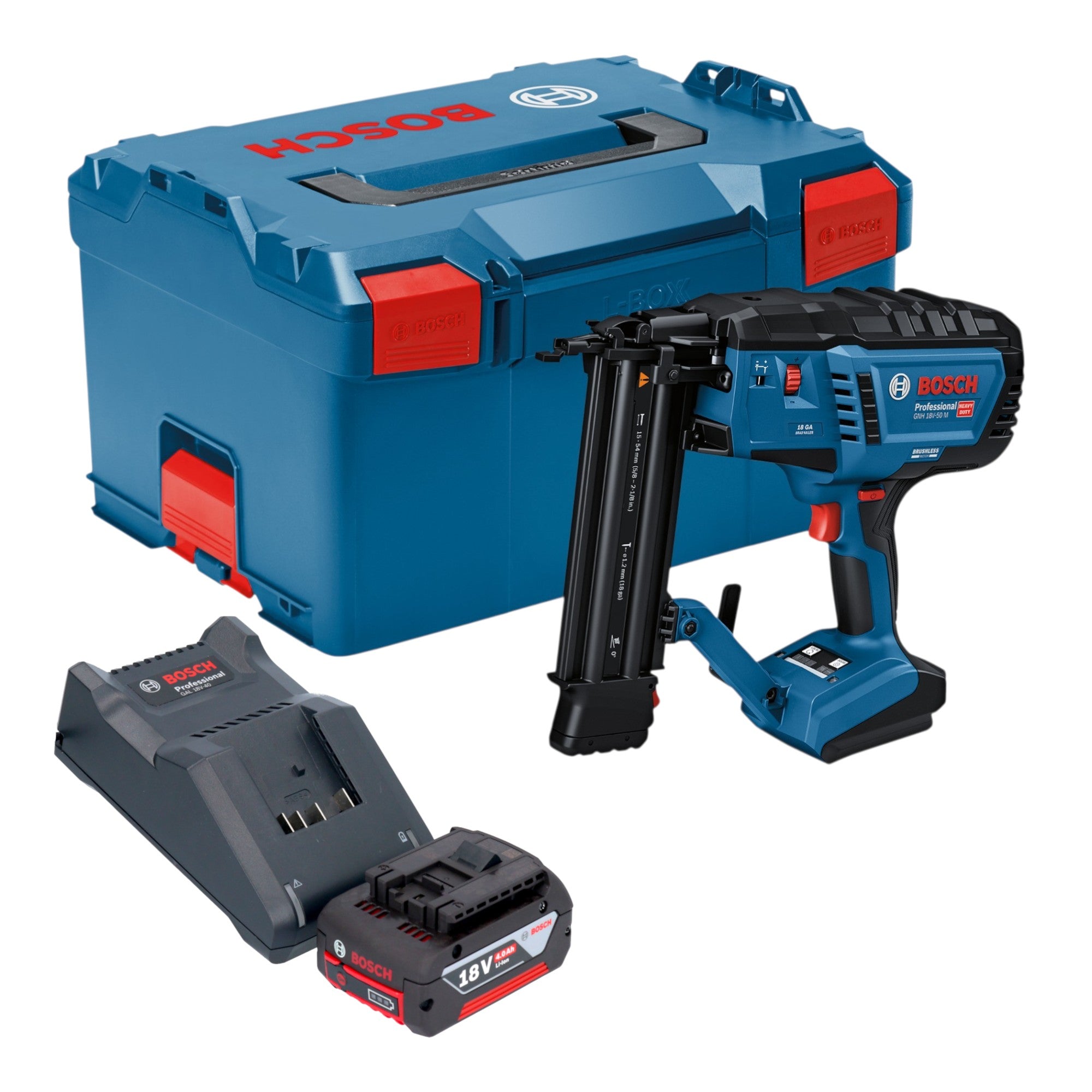 Bosch GNH 18V 50 M Professional Akku Holznagler 18 V 16 50 mm 1x Akku 4 0 Ah Ladegeraet L Boxx 0 - toolbrothers