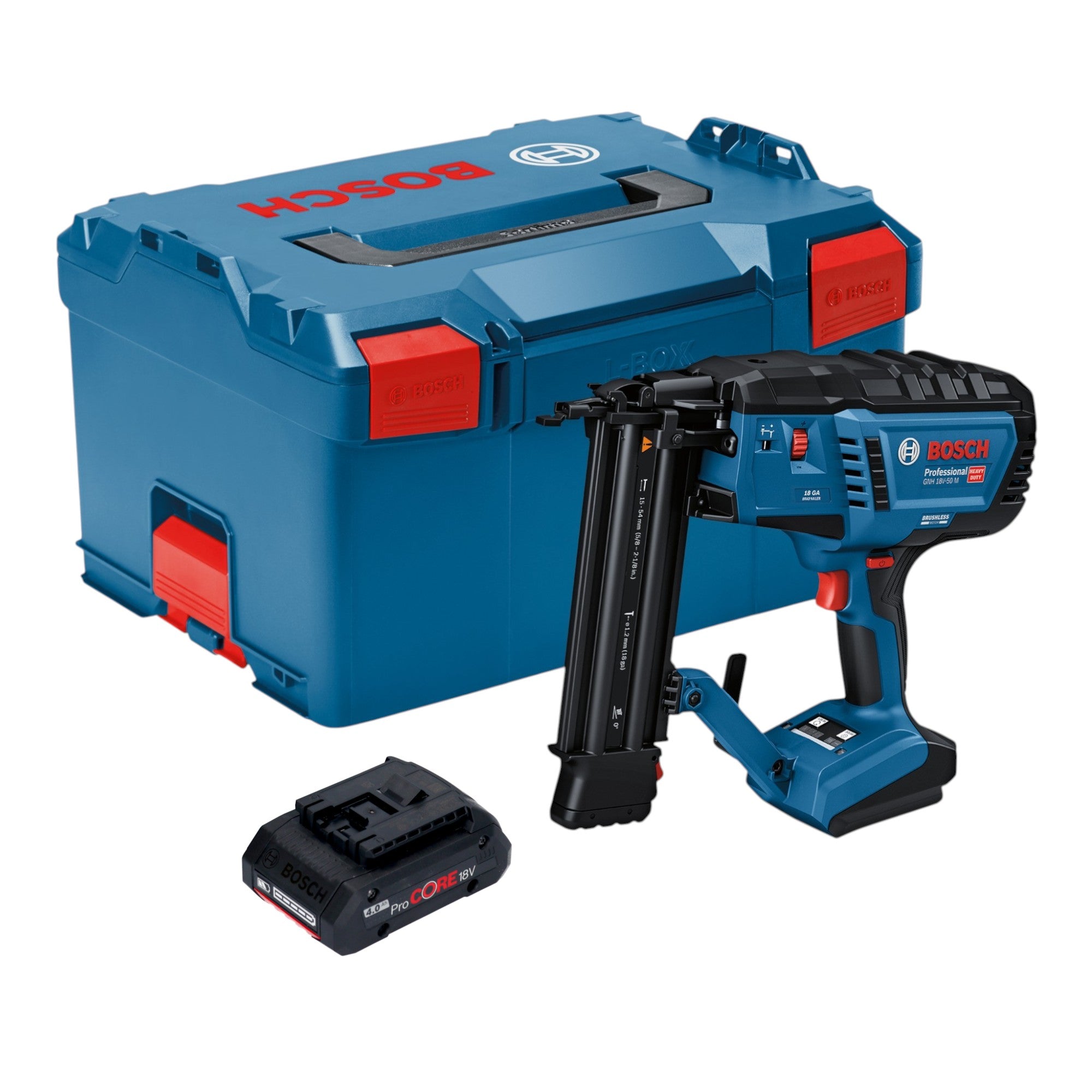 Bosch GNH 18V 50 M Professional Akku Holznagler 18 V 16 50 mm 1x ProCORE Akku 4 0 Ah L Boxx ohne Ladegeraet 0 - toolbrothers