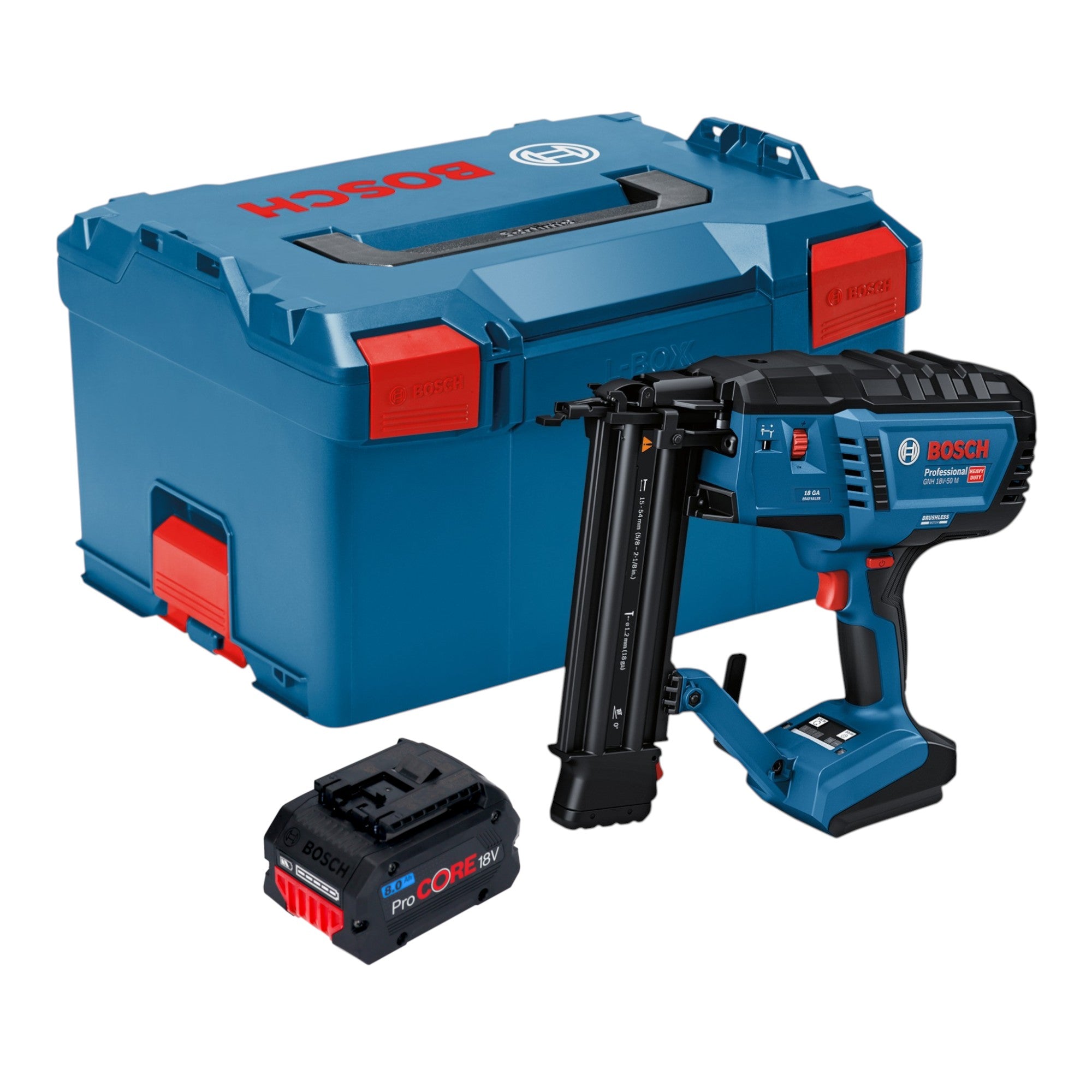 Bosch GNH 18V 50 M Professional Akku Holznagler 18 V 16 50 mm 1x ProCORE Akku 8 0 Ah L Boxx ohne Ladegeraet 0 - toolbrothers