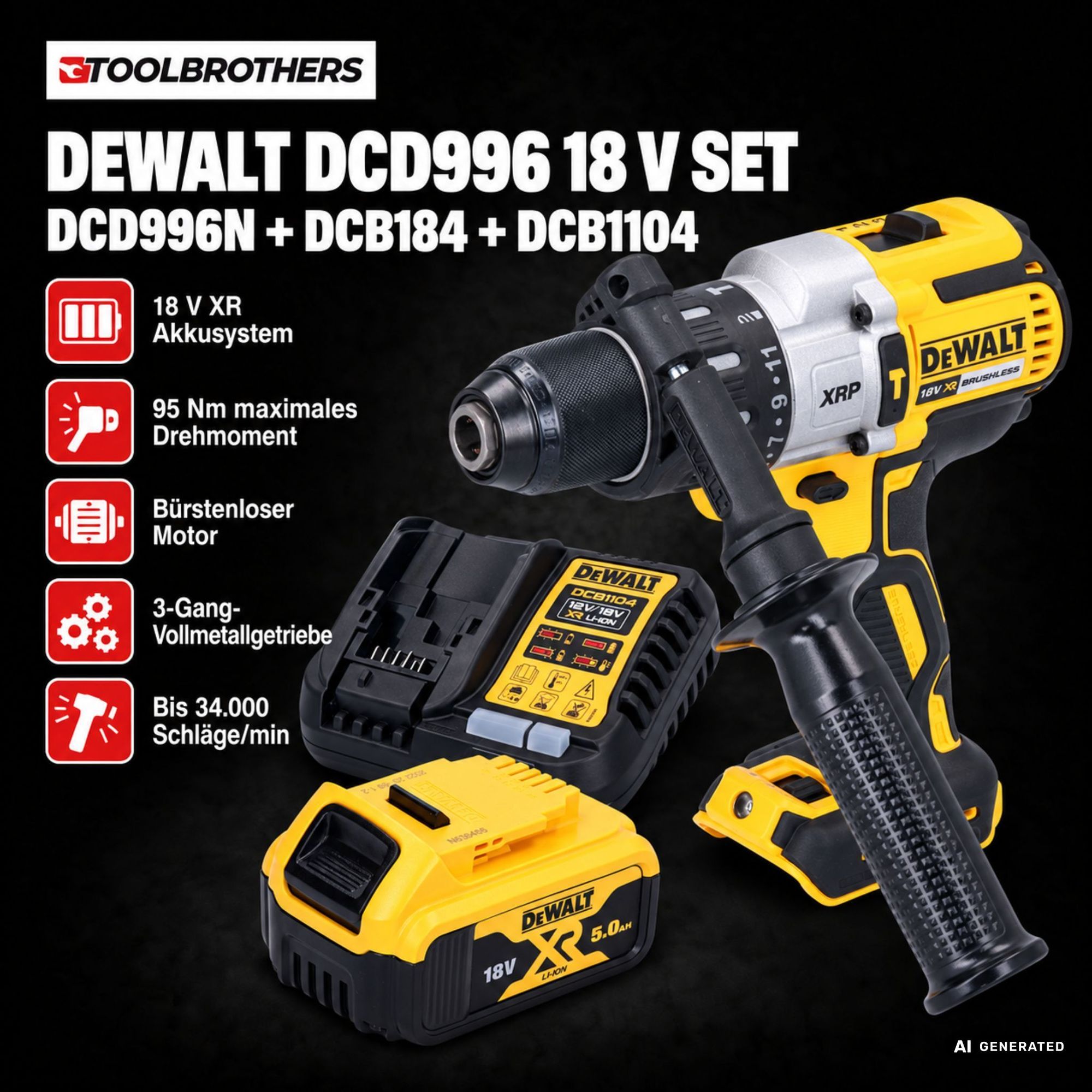 Toolbrothers Powertools Kalender 2026 DeWalt DCD996N Edition Gr L 1 - toolbrothers
