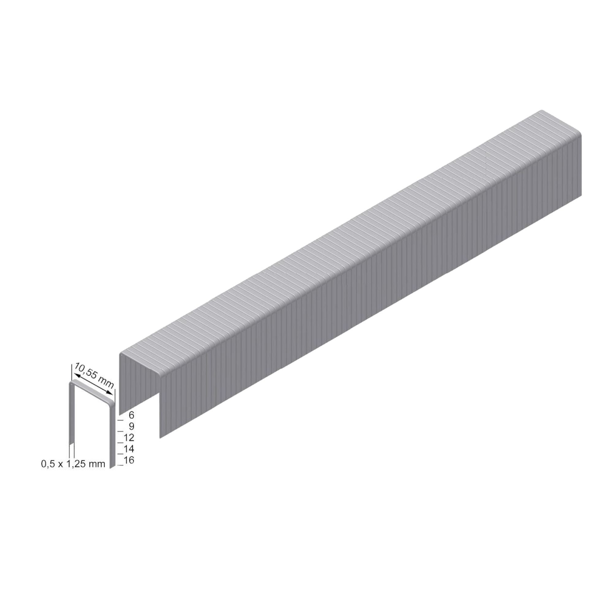 Prebena PF09CNK K Klammern Heftklammern Typ PF 1440 Stueck 9 mm verzinkt 4 - toolbrothers
