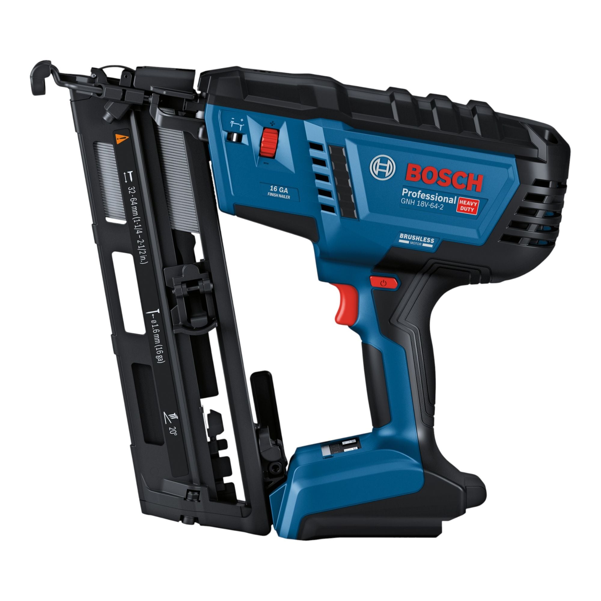 Bosch GNH 18V 64 2 Professional Akku Holznagler 18 V 1 6 x 32 64 mm Brushless 2x ProCORE Akku 8 0 Ah Ladegeraet 2 - toolbrothers