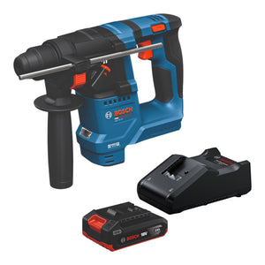 Bosch GBH 18V-18 Professional Martello perforatore a batteria 18 V 1,5 J SDS plus Brushless + 1x batteria 2,0 Ah + caricabatterie