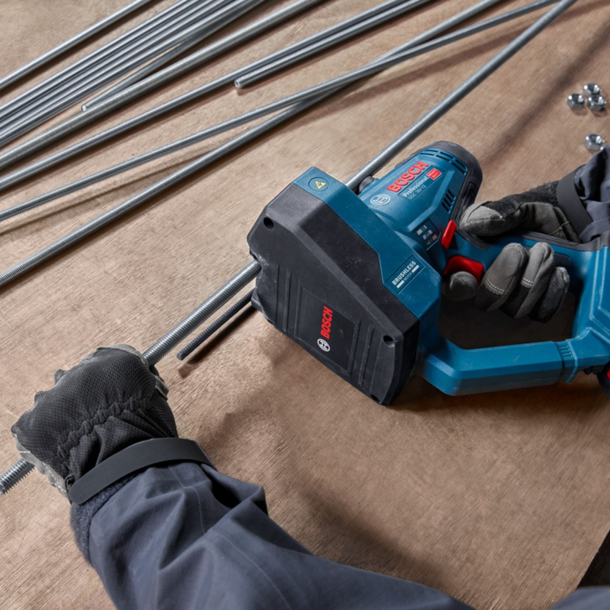 Bosch GGC 18V 12 Professional Akku Gewindestangenschneider 18 V M12 1x Akku 5 0 Ah ohne Ladegeraet 3 - toolbrothers