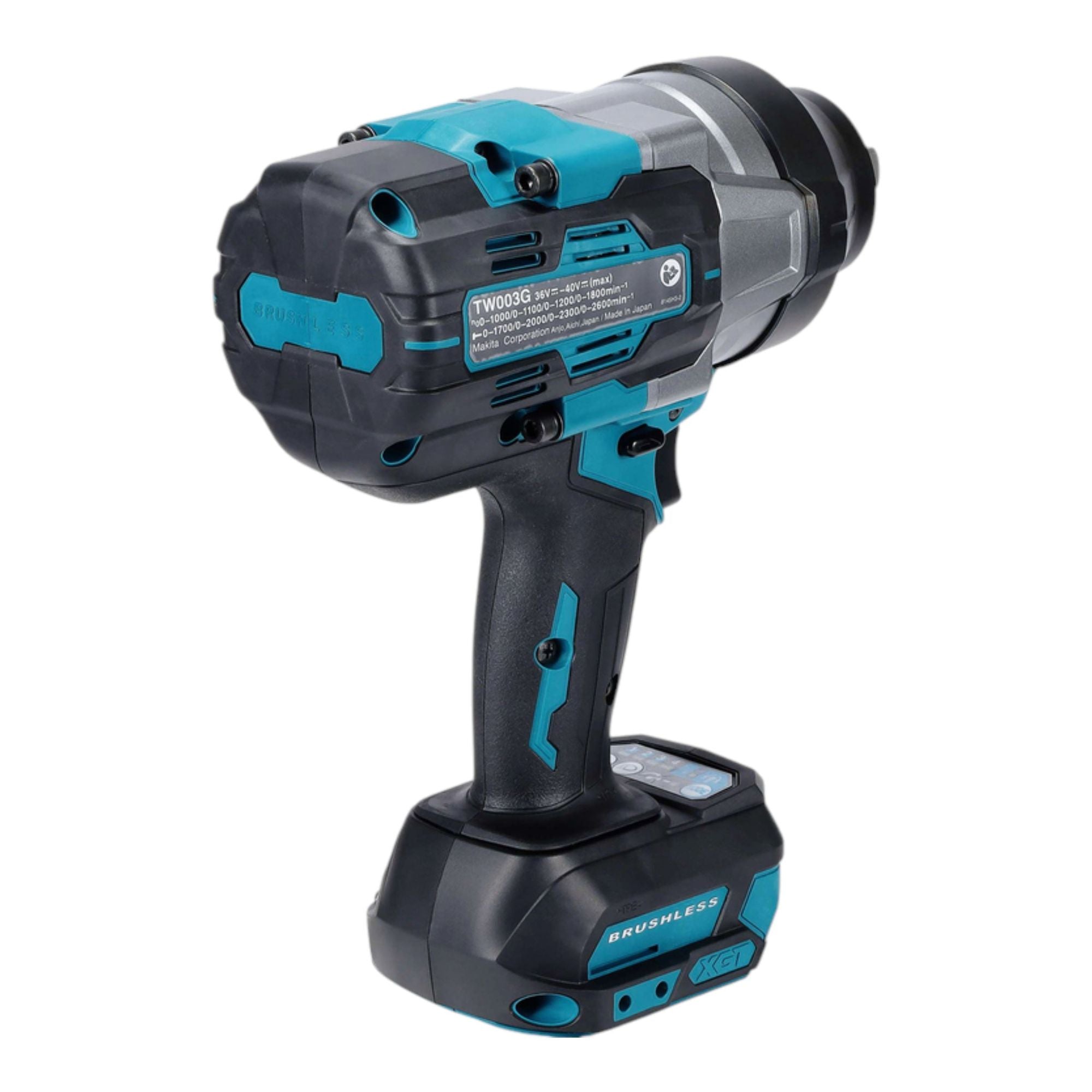 Makita TW 003 GD101 Akku Schlagschrauber 40 V max 1360 Nm 1 2 Brushless 1x Akku 2 5 Ah Ladegeraet Makpac 2 - toolbrothers