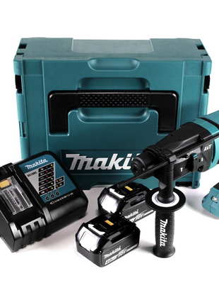 Makita DHR 182 RMJ Akku Bohrhammer 18V 1,7J SDS plus Brushless + 2x Akku 4,0Ah + Ladegerät + Makpac - Toolbrothers