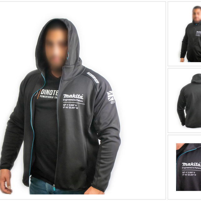 Makita Kapuze Hoodie Jacke XL Polyester Arbeit und Freizeit 98P1818 XL  0 - toolbrothers