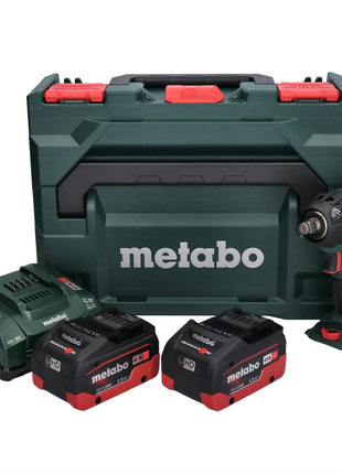 Metabo SSW 18 LTX 300 BL Akku Schlagschrauber 18 V 300 Nm 1/2" Brushless + 2x Akku 5,5 Ah + Ladegerät + metaBOX - Toolbrothers