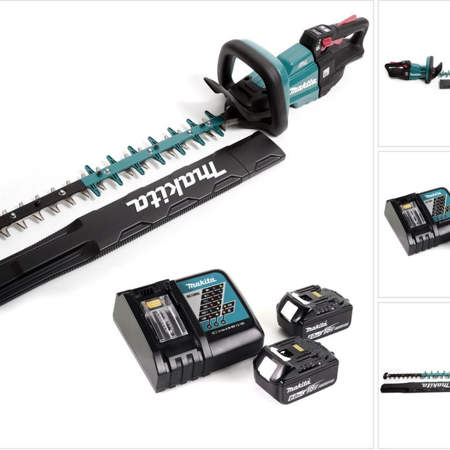 Makita DUH 601 RG Akku Heckenschere 18V 60cm Brushless + 2x Akku 6,0Ah + Ladegerät - Toolbrothers