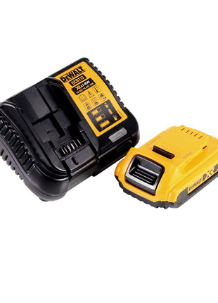 DeWalt DCS 355 D1 Akku Oszillierer Multitool 18 V Brushless + 1x Akku 2,0 Ah + Ladegerät + 29 tlg. Zubehör + 4x Sägeblatt - ohne Akku, ohne Ladegerät - Toolbrothers