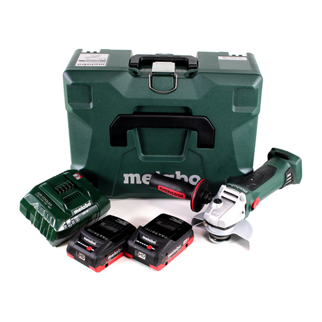 Metabo W 18 LTX 125 Quick Akku Winkelschleifer 18V 125mm ( 602174840 ) mit MetaLoc + 2x Akku 4,0 Ah + Ladegerät - Toolbrothers