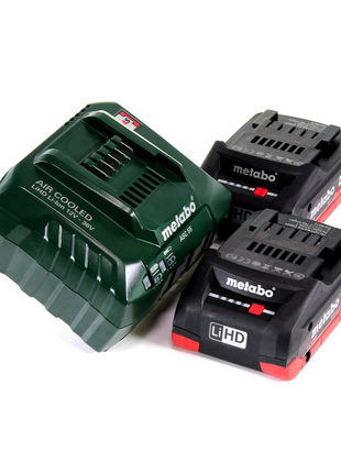 Metabo W 18 LTX 125 Quick Akku Winkelschleifer 18V 125mm ( 602174840 ) mit MetaLoc + 2x Akku 4,0 Ah + Ladegerät - Toolbrothers