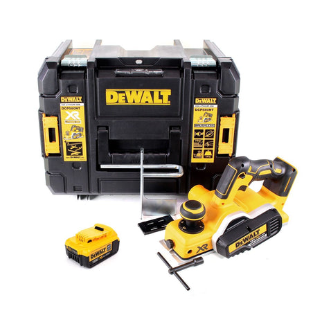 DeWalt DCP 580 NT Akku Hobel 18V 82mm + 1x Akku  4,0Ah + TSTAK - ohne Ladegerät - Toolbrothers