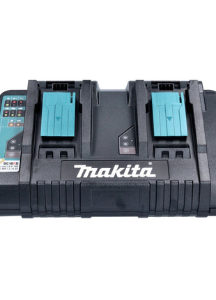 Makita Power Source Kit 18 V mit 2x BL 1860 B Akku 6,0 Ah + DC 18 RD Doppelladegerät ( 199484-8 ) - Toolbrothers