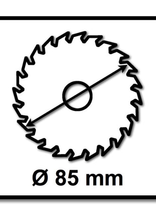 Bosch Kreissägeblatt Standard for Wood 85 x 1,1 x 15 mm 20 Zähne (2x 2608837666 ) - Toolbrothers