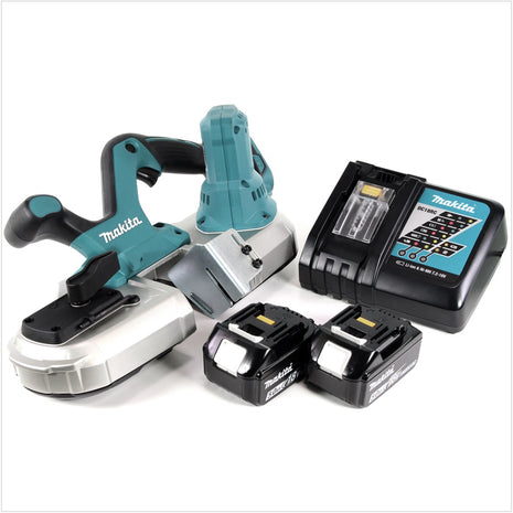 Makita DPB 182 RT Akku-Bandsäge 18V LXT + 2x Akku 5,0Ah Li-Ion + Akku Ladegerät - Toolbrothers