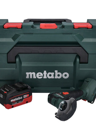 Metabo CC 18 LTX Akku Winkelschleifer 18 V 76 mm Brushless + 1x Akku 5,5Ah + metaBOX - ohne Ladegerät - Toolbrothers