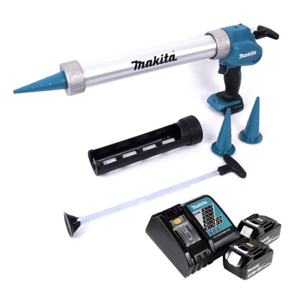 Makita DCG 180 RFX Akku Kartuschenpistole 18 V+ 2x Akku 3,0 Ah + Ladegerät - Toolbrothers