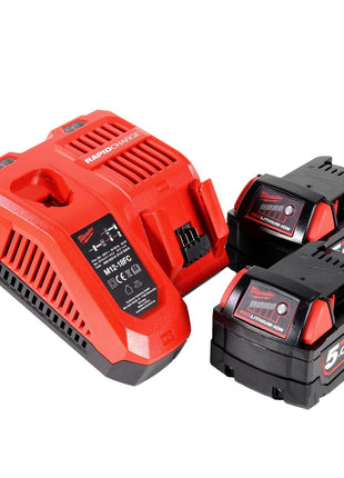 Milwaukee M18NRG-502 Akku Starter Set 18V mit M18 B5 Akku 5,0Ah + M12-18FC Ladegerät ( 4933459217 ) - Toolbrothers