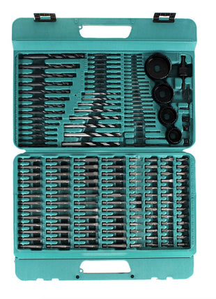 Makita HP 457 DWE Akku Schlagbohrschrauber 18V 42Nm G-Serie + 2x Akku 1,5 Ah + Ladegerät + 290tlg. Set + 2x Koffer - Toolbrothers