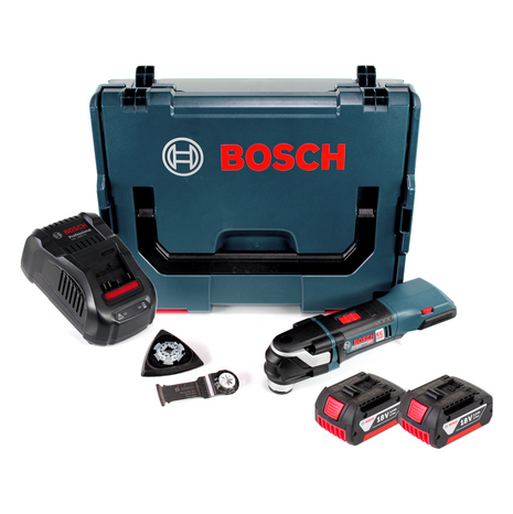 Bosch GOP 18V-28 Akku Multi-Cutter 18V Brushless StarlockPlus + 2x Akku 3,0Ah + Ladegerät + L-Boxx - Toolbrothers