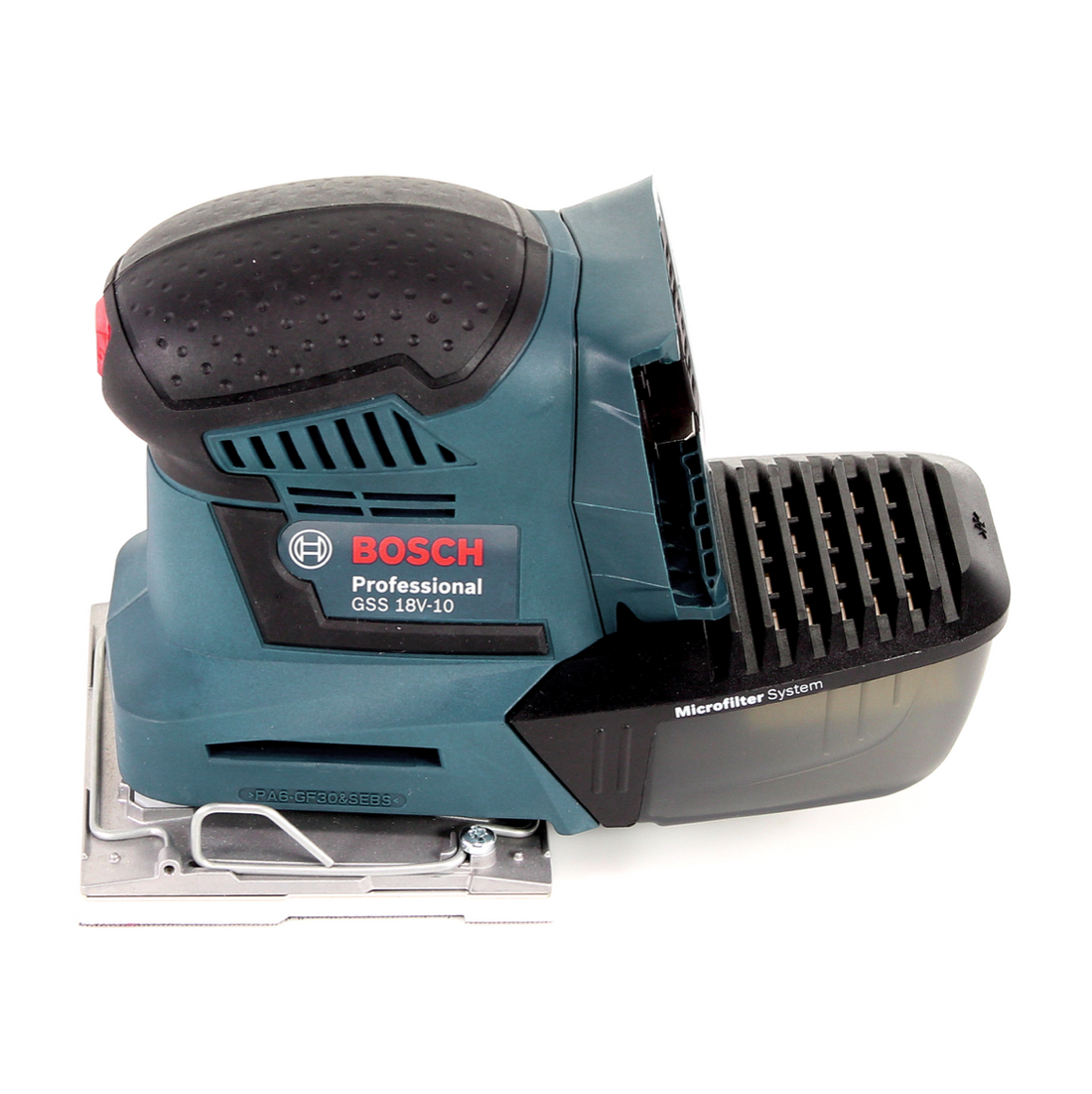Bosch GSS 18 V-10 Levigatrice orbitale professionale a batteria in valigetta L-Boxx - senza batteria, senza caricatore