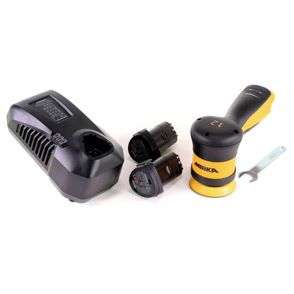Mirka AROP-B 312NV 77mm Exzenterschleifer Poliermaschine Hub 12mm 10,8V Brushless ( 8991012311 ) + 2x Akku 2,5Ah + Ladegerät - Toolbrothers