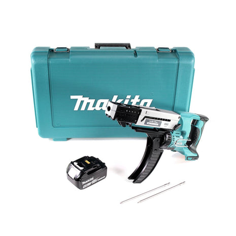 Makita DFR 750 M1E Akku Magazinschrauber 18 V 45-75mm + 1x Akku 4,0Ah + Koffer - ohne Ladegerät - Toolbrothers