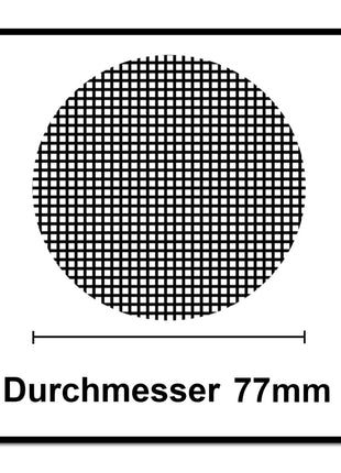 Mirka ABRANET Schleifscheiben Grip Ø 77mm Durchmesser P320 50 Stk. ( 5420305032 ) - Toolbrothers