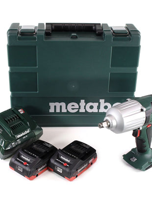 Metabo SSW 18 LTX 600 Akku Schlagschrauber 18V 600Nm 1/2" + 2x LIHD Akku 4,0Ah + Ladegerät + Koffer - Toolbrothers