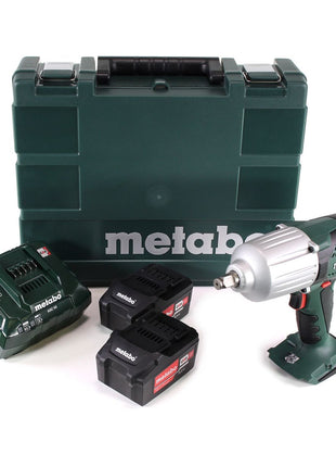 Metabo SSW 18 LTX 600 Akku Schlagschrauber 18V ( 602198650 ) 600Nm 1/2" + 2x Akku 5,2Ah + Ladegerät + Koffer - Toolbrothers