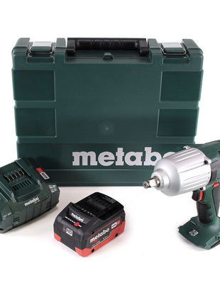 Metabo SSW 18 LTX 600 Akku Schlagschrauber 18V 600Nm 1/2" + 1x LIHD Akku 5,5Ah + Ladegerät + Koffer - Toolbrothers