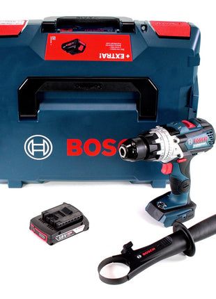 Bosch GSB 18V-110 C Akku Schlagbohrschrauber Professional 18V 110Nm + 1x Akku 2,0 Ah + L-Boxx - ohne Ladegerät - Toolbrothers