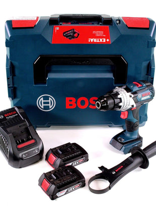 Bosch GSR 18V-110 C Akku Bohrschrauber 18V 110Nm Brushless + 2x Akku 2,0Ah + Ladegerät + L-Boxx - Toolbrothers